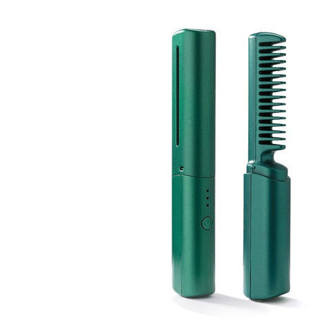 Angeluxe™ Ionic StylePro – Wireless Straightener & Curler Brush ✨