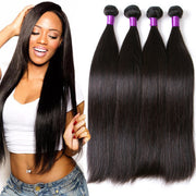 Angeluxe™ Brazilian Silky Straight – Natural Color Human Hair✨