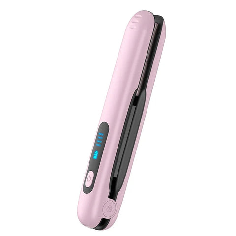 Angeluxe™ GlidePro Mini – Wireless 2-in-1 Hair Straightener & Curler✨