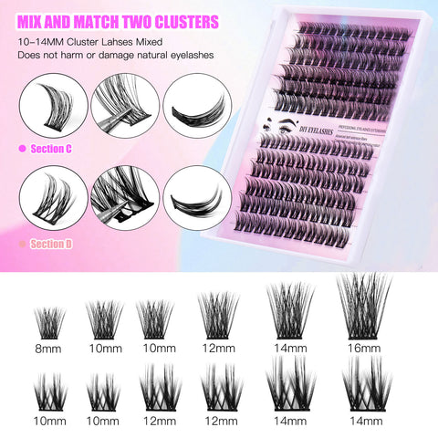 Angeluxe™ VolumePro Cluster Lash Set✨