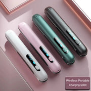 Angeluxe™ GlidePro Mini – Wireless 2-in-1 Hair Straightener & Curler✨