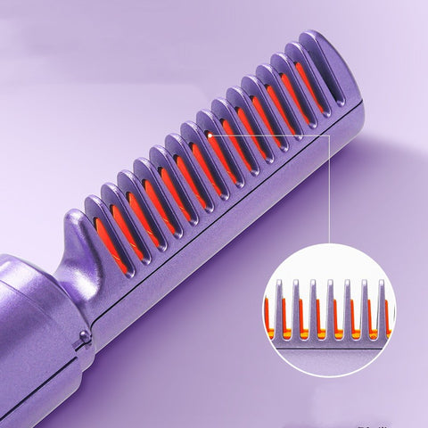 Angeluxe™ Ionic StylePro – Wireless Straightener & Curler Brush ✨