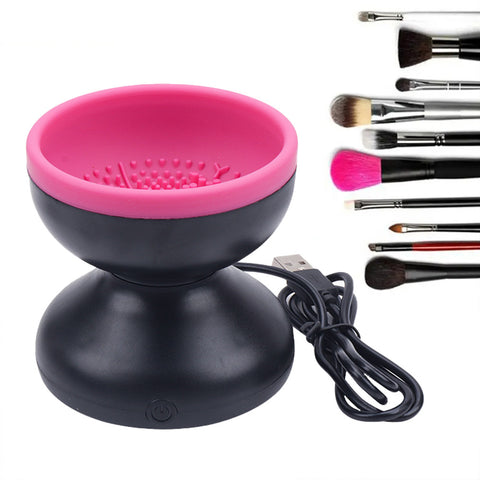 Angeluxe™ SpinClean – Portable Electric Makeup Brush Cleaner✨