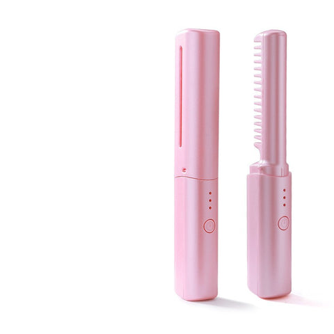 Angeluxe™ Ionic StylePro – Wireless Straightener & Curler Brush ✨